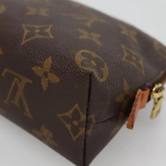 LOUIS VUITTON Monogram Pochette Cosmetic PM Pouch LV Auth - Picture 10 of 16